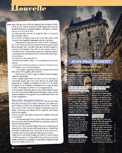 Troisième page de la nouvelle de Jean-Paul Robert parue dans Femme Actuelle