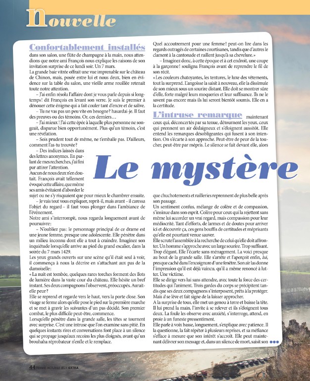 Page 1 - Article Femme Actuelle