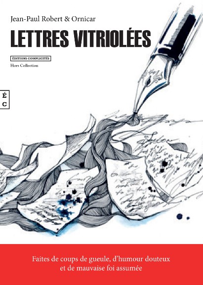 Lettres vitriolées - Ornicar Couverture de Lettres vitriolées